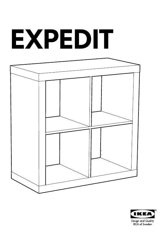 Mode d'emploi IKEA EXPEDIT ESTANTE 79X79
