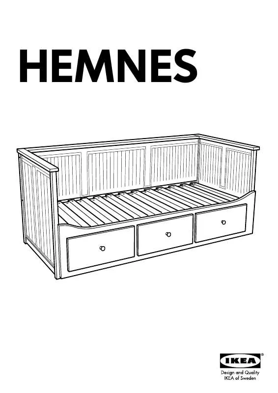 Mode d'emploi IKEA HEMNES ESTRUTURA DE CAMA