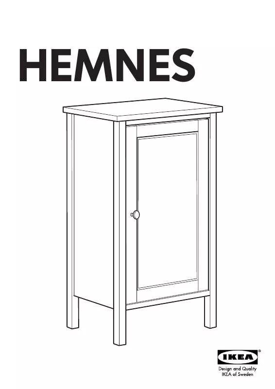 Mode d'emploi IKEA HEMNES MESA DE CABECEIRA 39X39