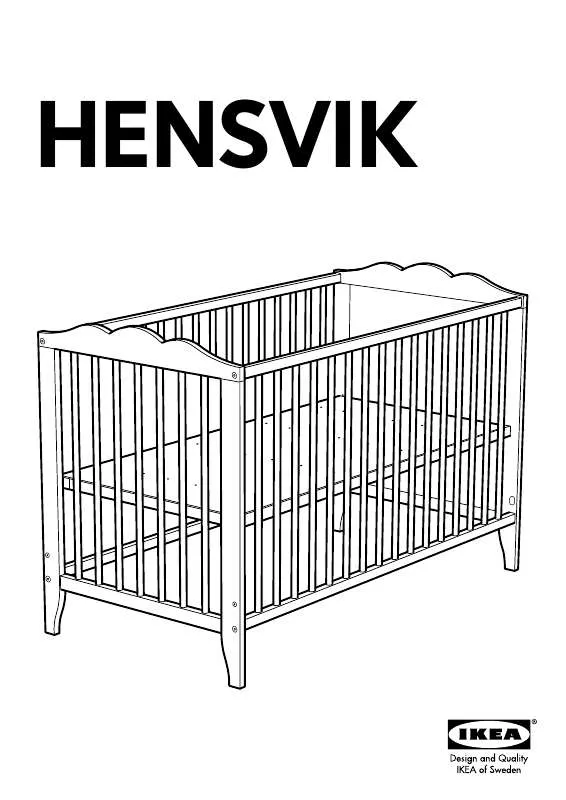 Mode d'emploi IKEA HENSVIK BERÇO