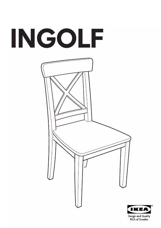 Mode d'emploi IKEA INGOLF CADEIRA