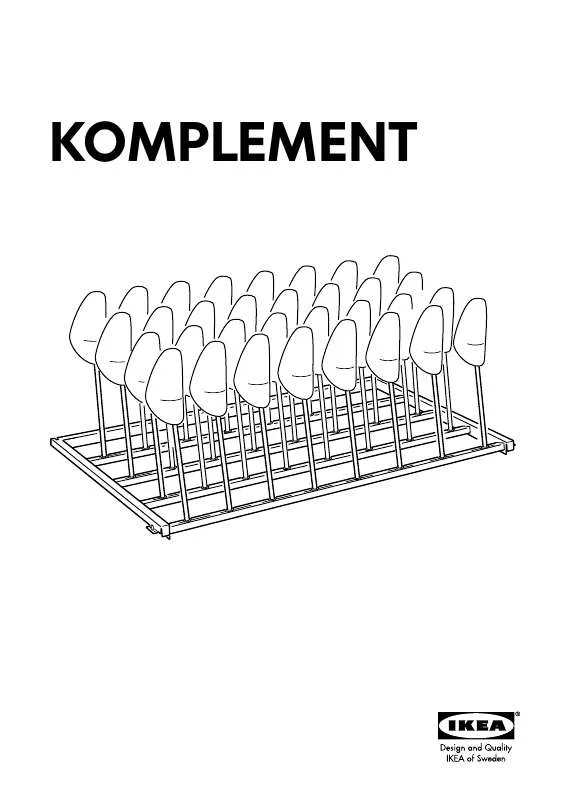 Mode d'emploi IKEA KOMPLEMENT SAPATEIRA