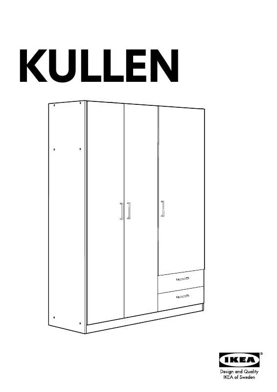 Mode d'emploi IKEA KULLEN ROUPEIRO C/3 PORTAS