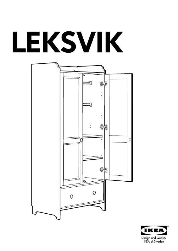 Mode d'emploi IKEA LEKSVIK ROUPEIRO