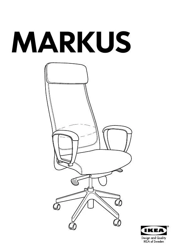 Mode d'emploi IKEA MARKUS CADEIRA GIRATÓRIA