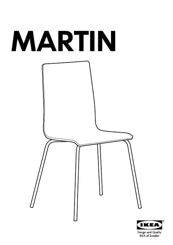Mode d'emploi IKEA MARTIN CADEIRA