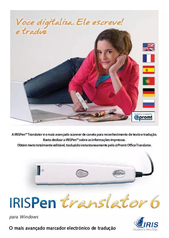 Mode d'emploi IRIS IRISPEN TRANSLATOR 6L