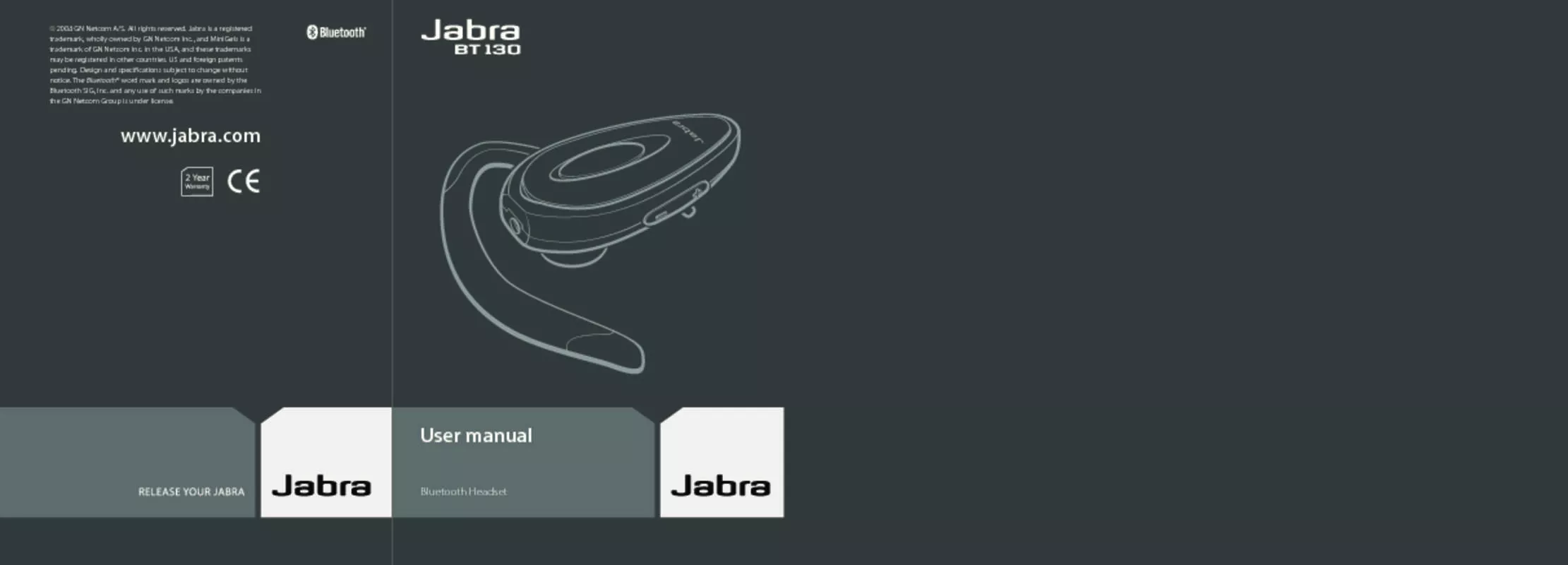 Mode d'emploi JABRA BT 130