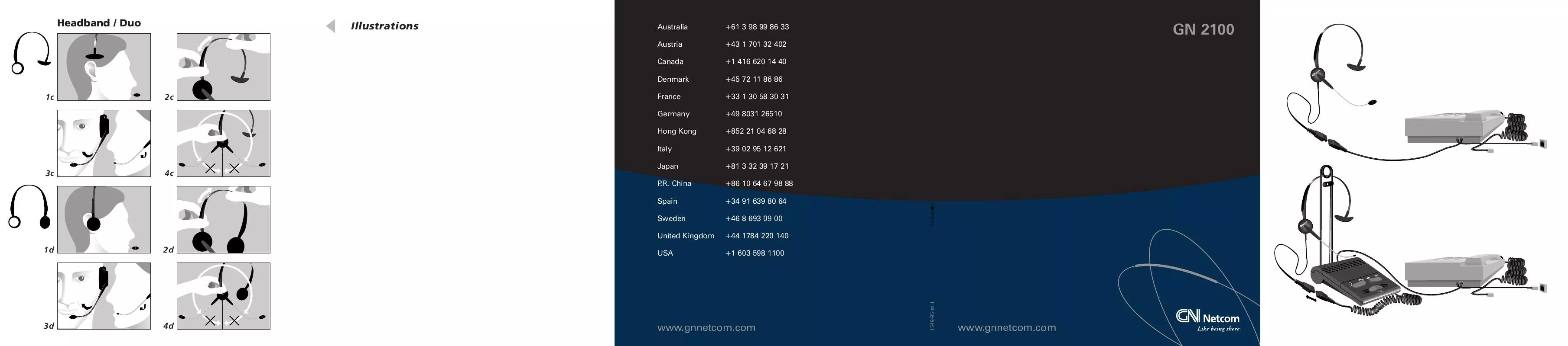 Mode d'emploi JABRA GN 2100