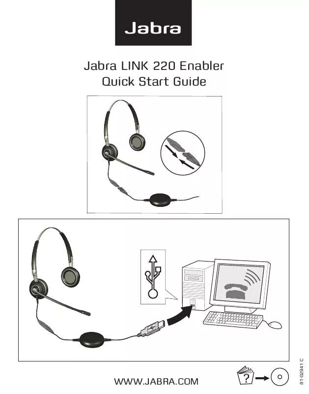 Mode d'emploi JABRA LINK 220