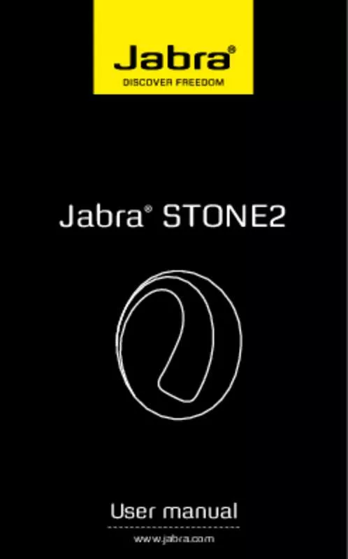 Mode d'emploi JABRA STONE2