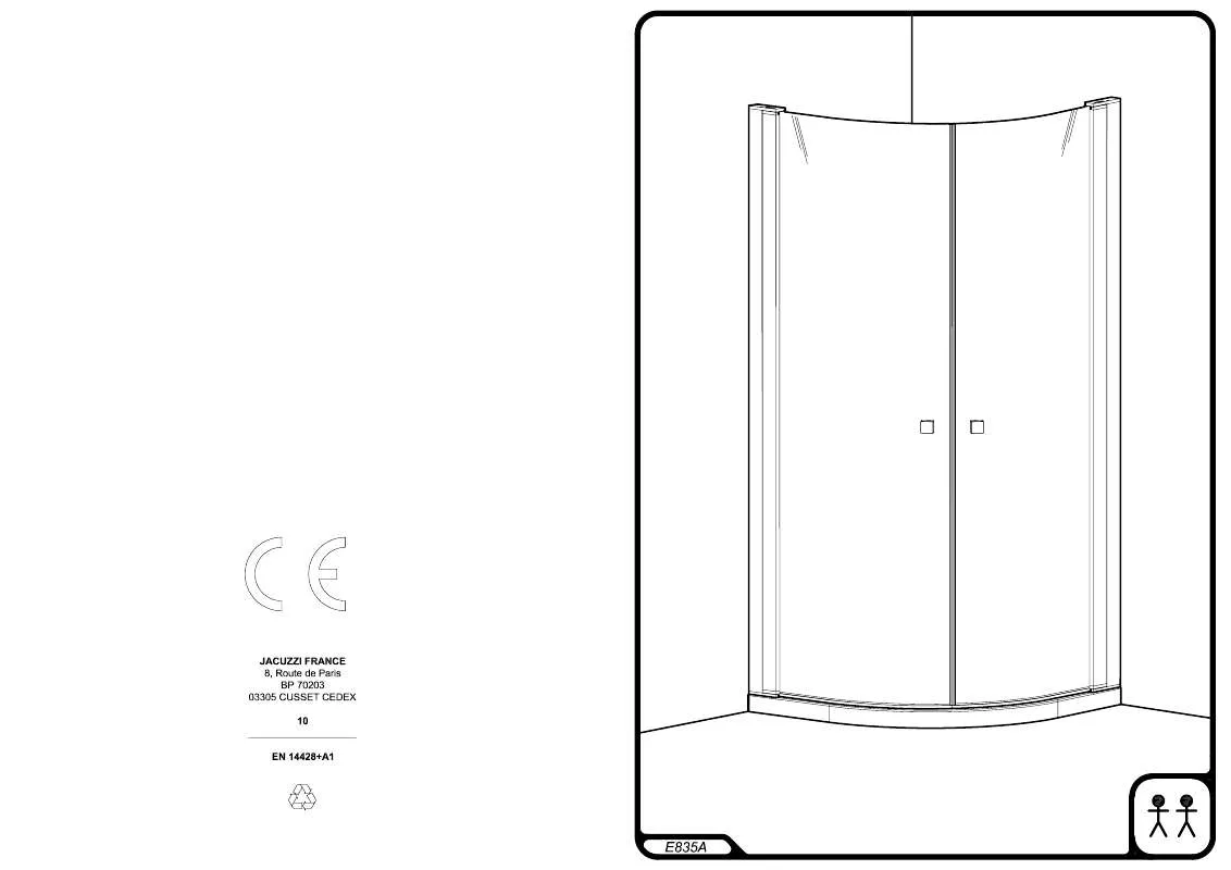 Mode d'emploi JACUZZI QUART DE CERCLE MAESTRIA