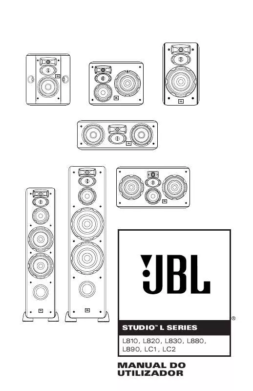 Mode d'emploi JBL L830 (220-240V)