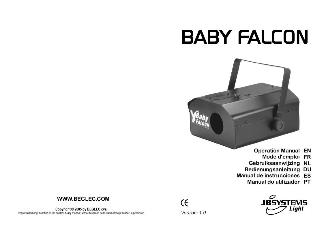 Mode d'emploi JBSYSTEMS LIGHT BABY FALCON