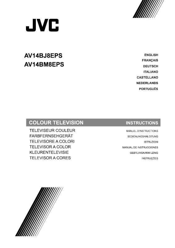 Mode d'emploi JVC AV-14BM8EPS