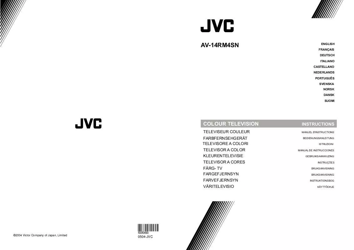 Mode d'emploi JVC AV-14RM4SN