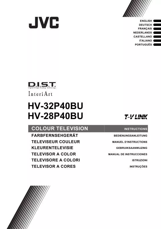 Mode d'emploi JVC HV-32P40BU