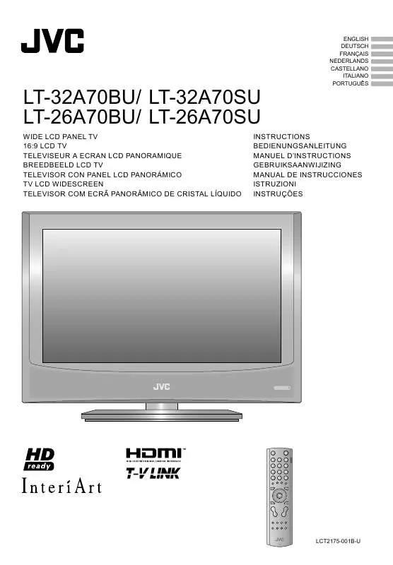 Mode d'emploi JVC LT-26A70SU