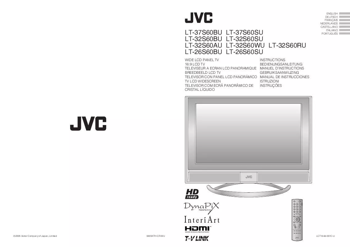 Mode d'emploi JVC LT-37S60BU