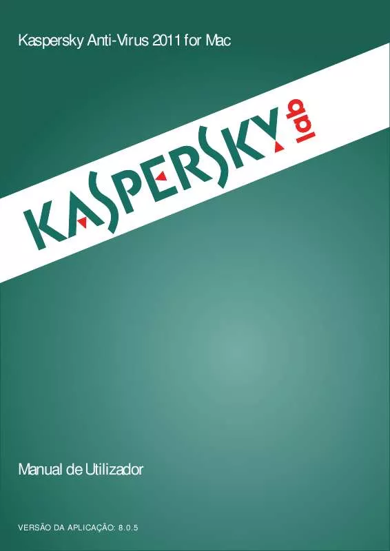 Mode d'emploi KASPERSKY LAB ANTI-VIRUS 8.0.5