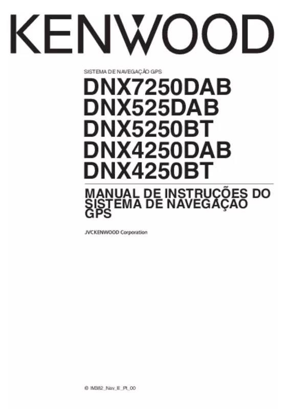 Mode d'emploi KENWOOD DNX4250BT