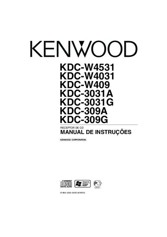 Mode d'emploi KENWOOD KDC-309A