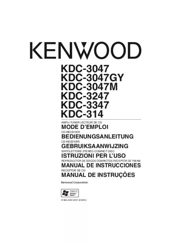 Mode d'emploi KENWOOD KDC-3247