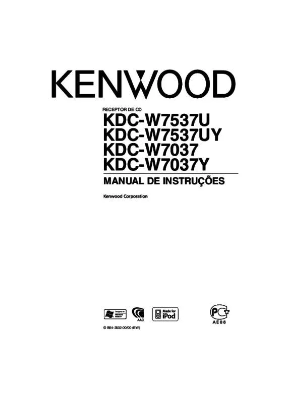 Mode d'emploi KENWOOD KDC-W7537U