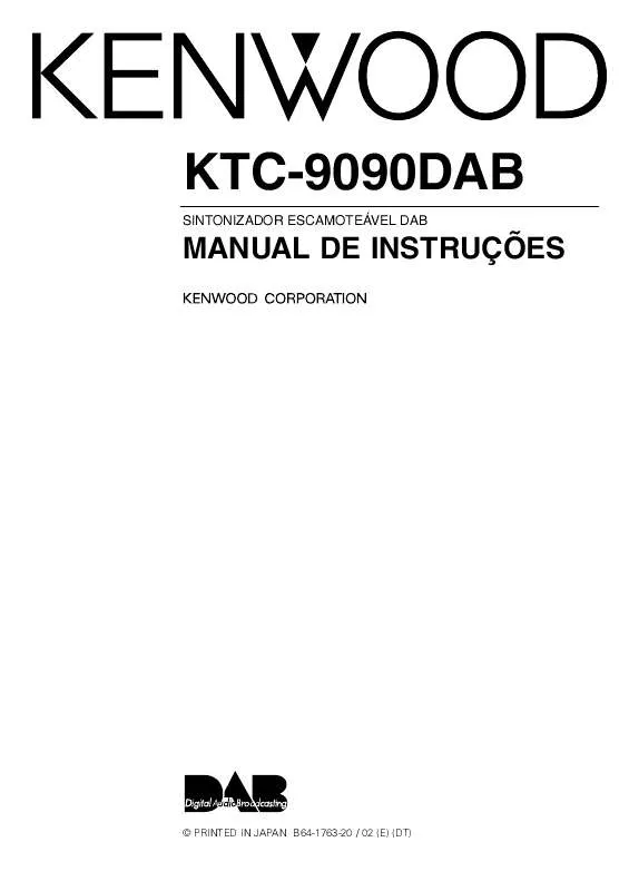 Mode d'emploi KENWOOD KTC-9090DAB