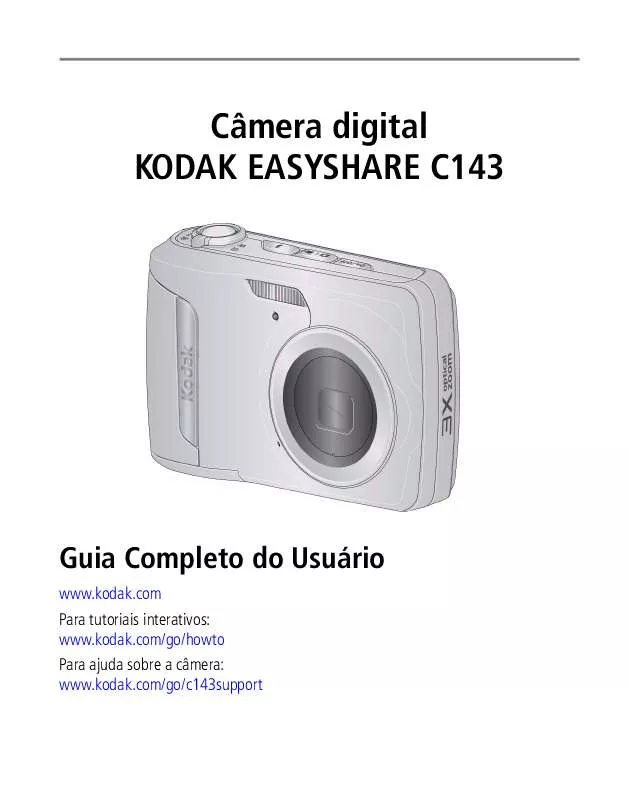 Mode d'emploi KODAK EASYSHARE C143