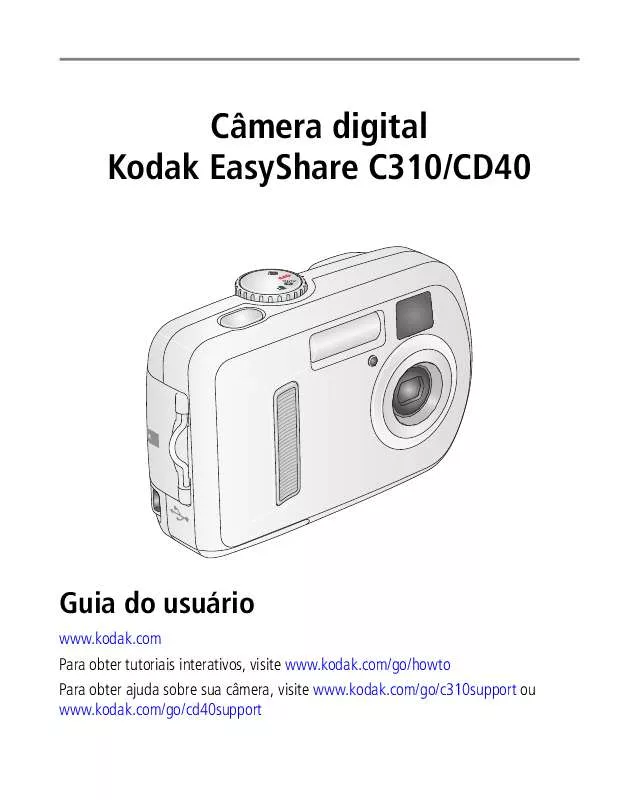 Mode d'emploi KODAK EASYSHARE C310