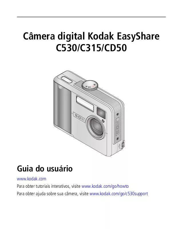 Mode d'emploi KODAK EASYSHARE C315