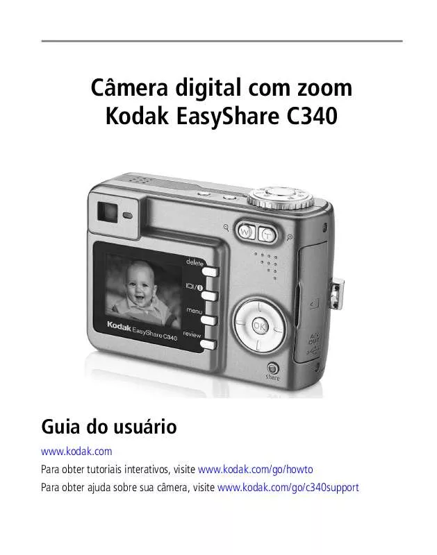 Mode d'emploi KODAK EASYSHARE C340