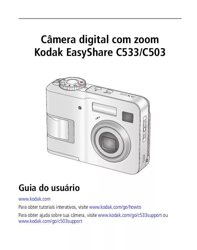 Mode d'emploi KODAK EASYSHARE C503