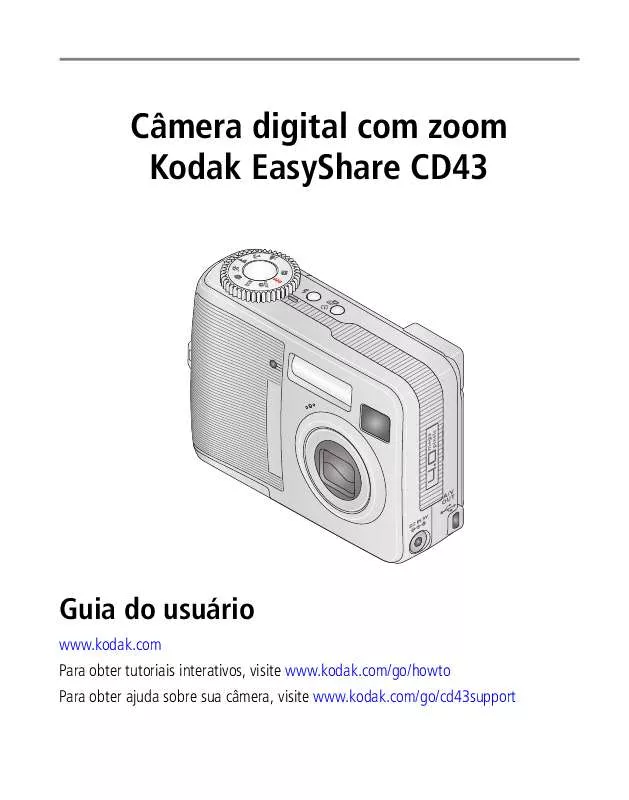 Mode d'emploi KODAK EASYSHARE CD43