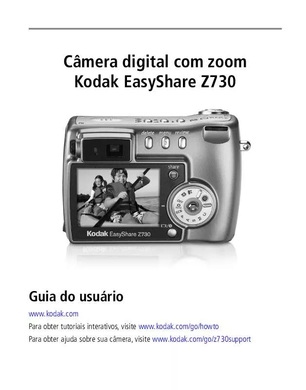 Mode d'emploi KODAK EASYSHARE Z730