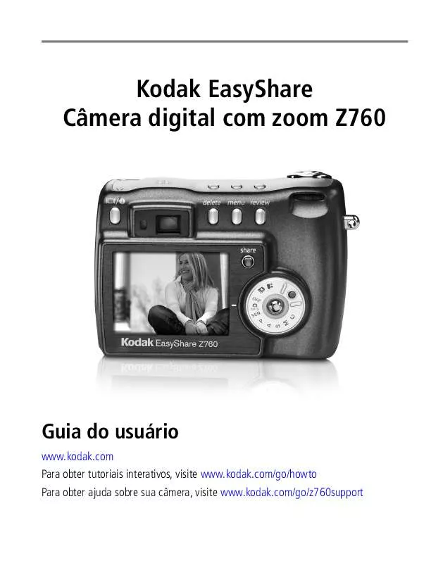 Mode d'emploi KODAK EASYSHARE Z760