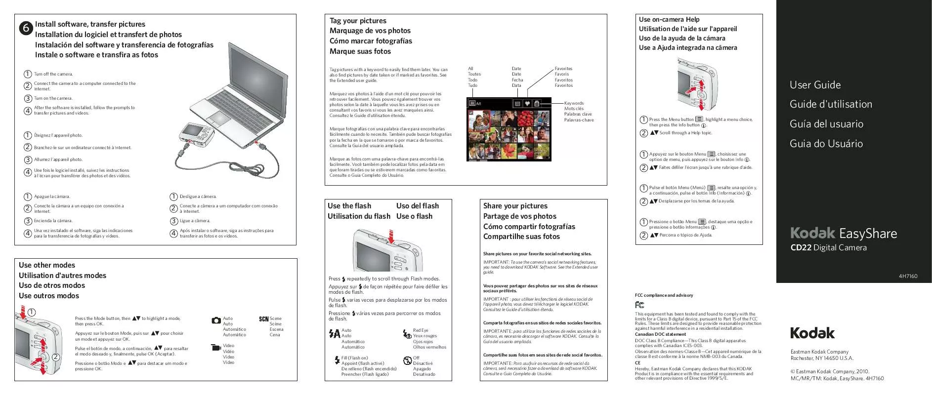 Mode d'emploi KODAK ESAYSHARE CD22