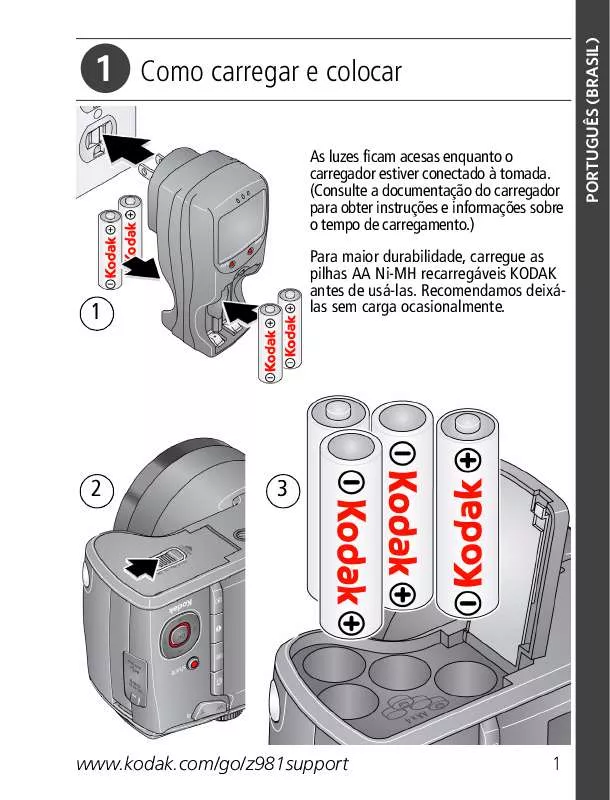 Mode d'emploi KODAK Z981