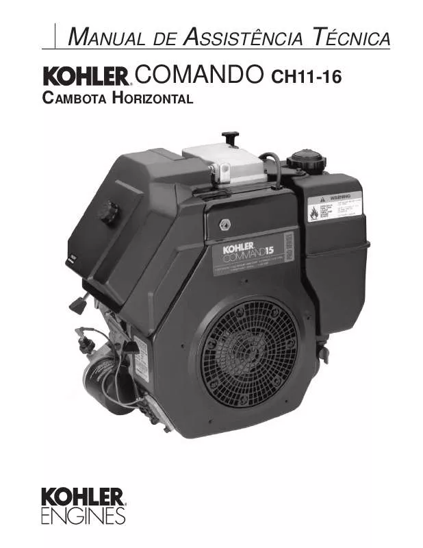 Mode d'emploi KOHLER CH15