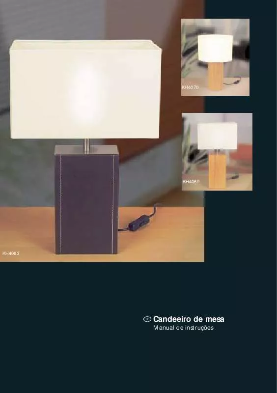 Mode d'emploi KOMPERNASS KH 4070 TABLE LAMPS