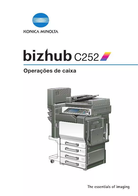 Mode d'emploi KONICA MINOLTA BIZHUB C252