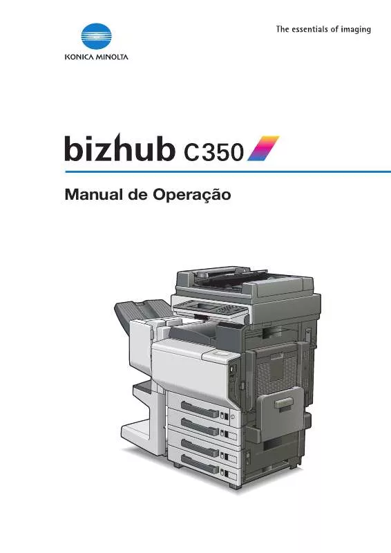 Mode d'emploi KONICA MINOLTA BIZHUB C350