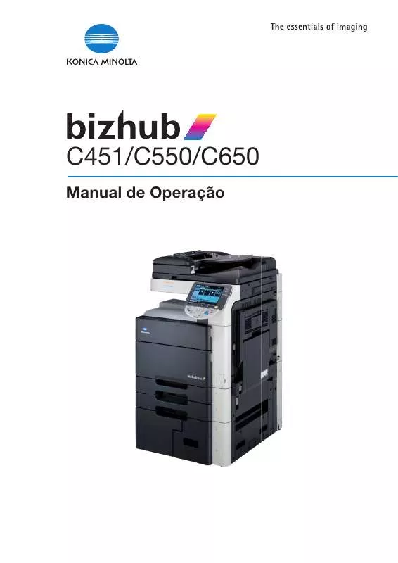 Mode d'emploi KONICA MINOLTA BIZHUB C451