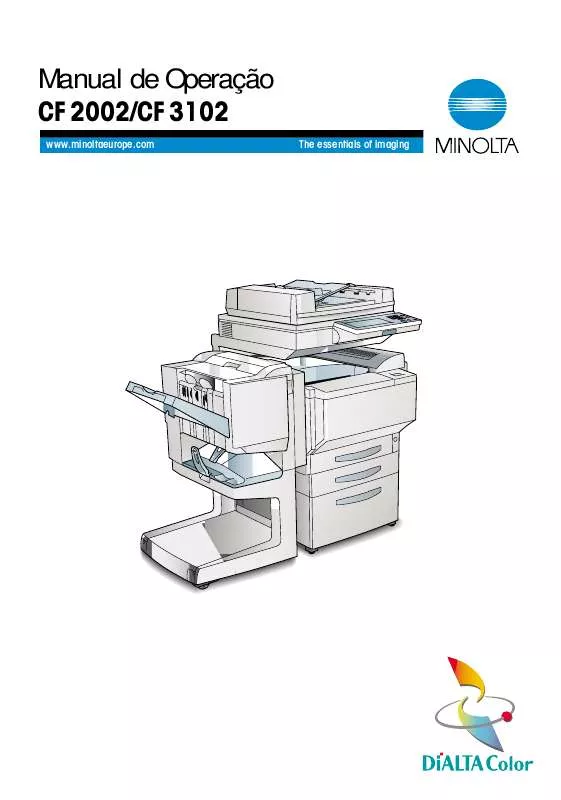 Mode d'emploi KONICA MINOLTA CF3102