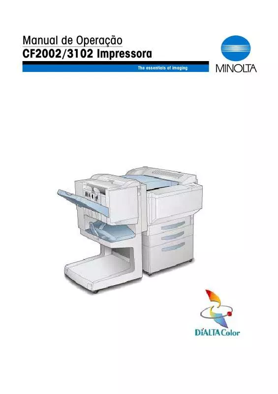 Mode d'emploi KONICA MINOLTA CF3102P