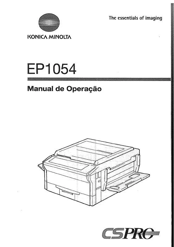 Mode d'emploi KONICA MINOLTA EP1054