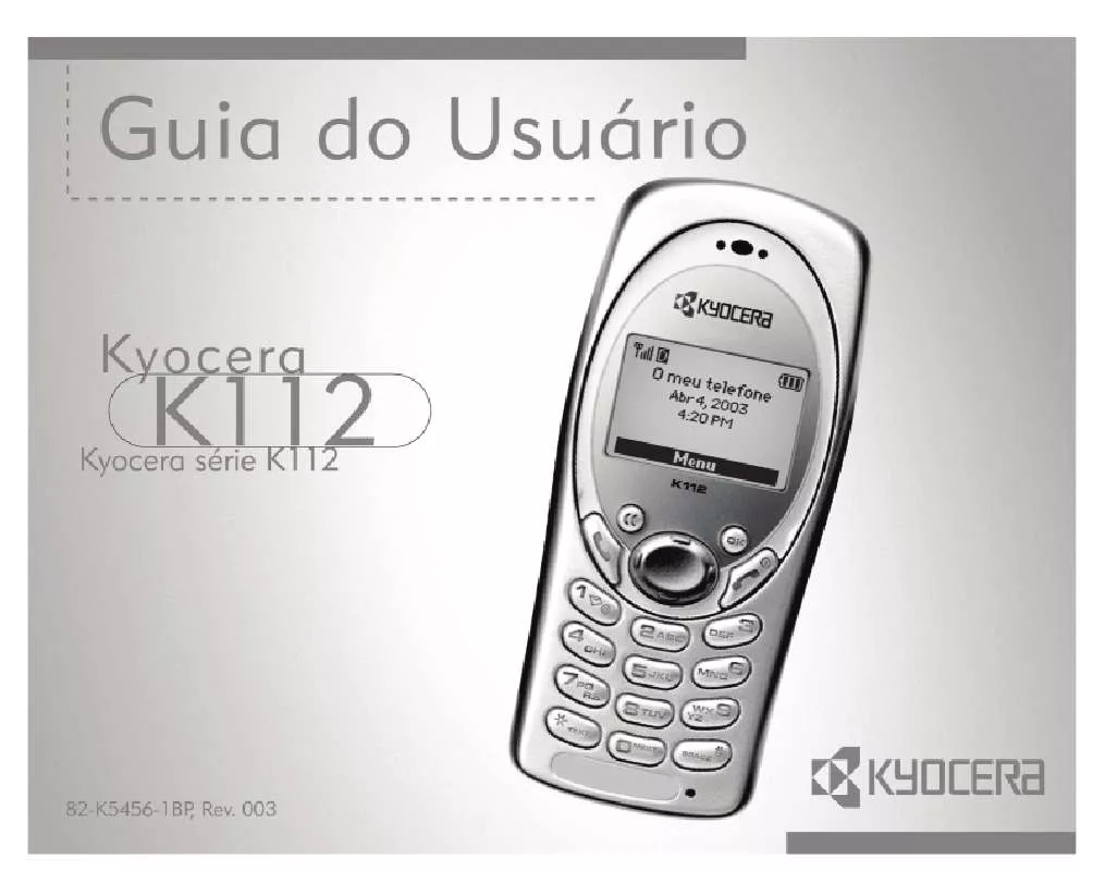 Mode d'emploi KYOCERA K112