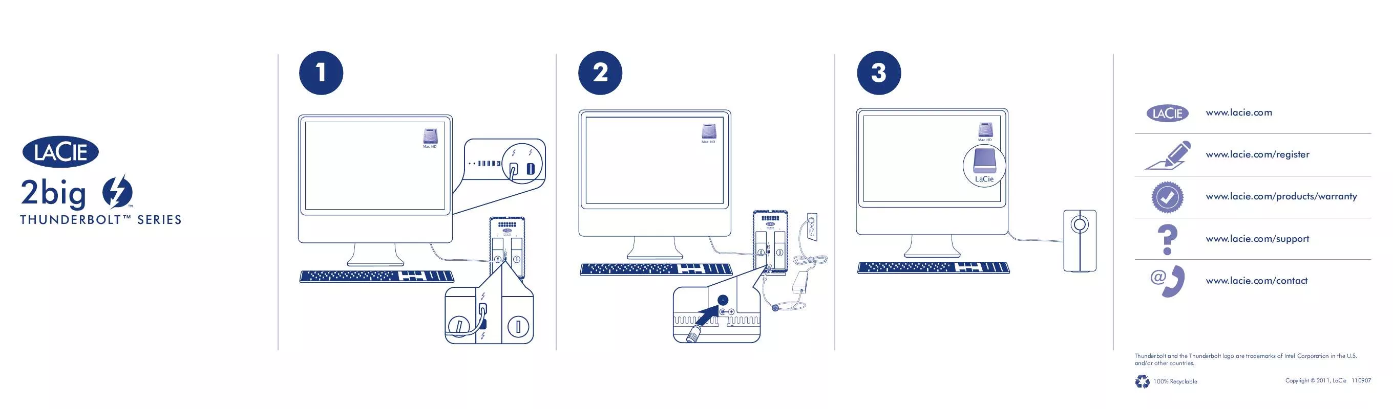 Mode d'emploi LACIE 2BIG