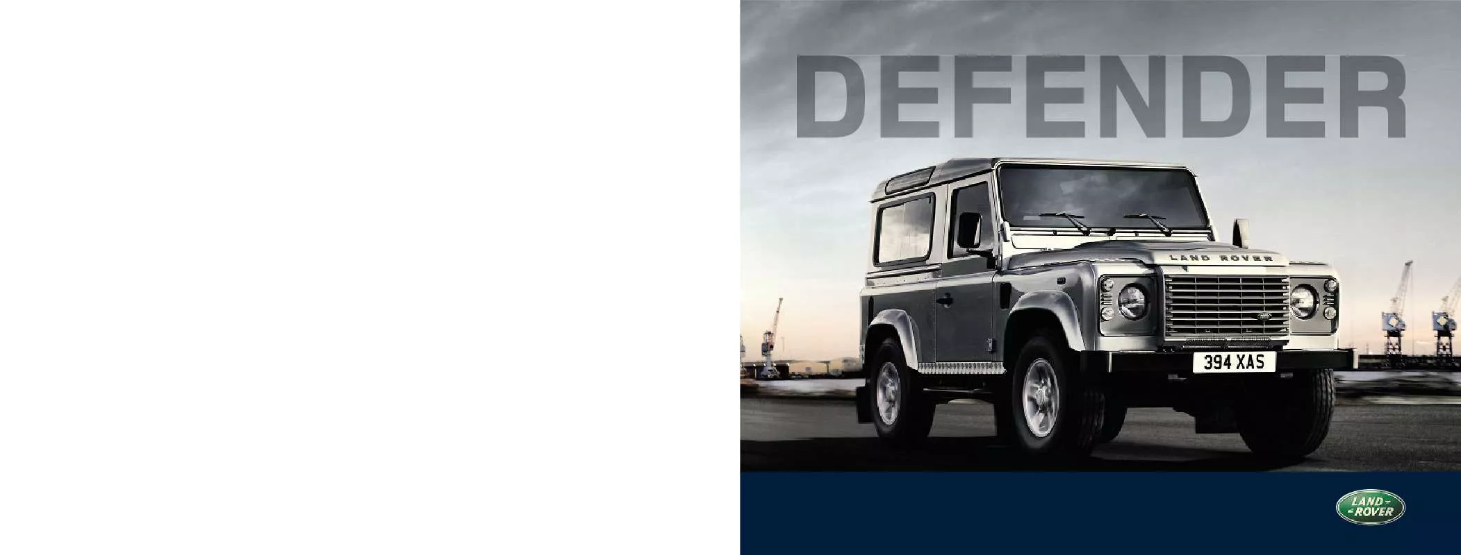 Mode d'emploi LAND ROVER DEFENDER